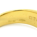 ノンブランド NON BRAND ダイヤリング イエローゴールドXホワイトゴールド K18YG K18WG ダイヤモンド リング 指輪 コンビリング 18K 750 8号