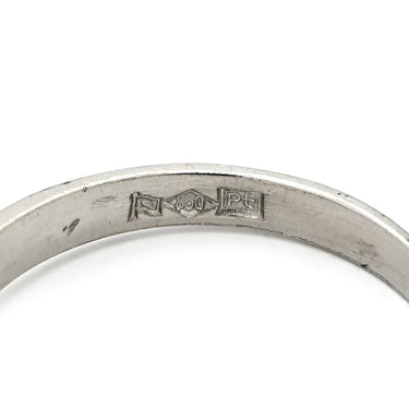 ノンブランド NON BRAND ブルーサファイア ダイヤリング プラチナシルバー Pt850 サファイア ダイヤモンド リング 指輪 青 立爪 14号