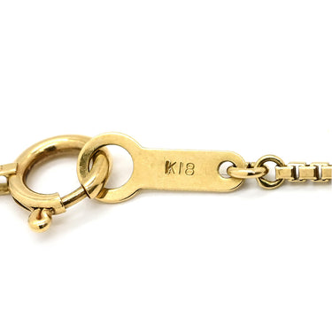 ノンブランド NON BRAND ダイヤペンダント イエローゴールド K18YG ダイヤモンド ネックレス 750 18K 1P 1粒