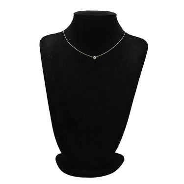 ノンブランド NON BRAND ダイヤペンダント イエローゴールド K18YG ダイヤモンド ネックレス 750 18K 1P 1粒