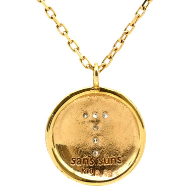 Ron Herman SANS SUNS T ネックレス イエローゴールド K10YG ダイヤモンド ネックレス 10K