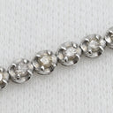 ノンブランド NON BRAND テニスブレスレット ホワイトゴールド K18WG ダイヤモンド ブレスレット ダイヤブレス