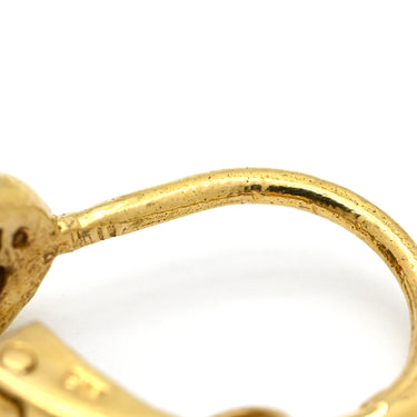 ノンブランド NON BRAND ダイヤ イエローゴールド K18YG ダイヤモンド ピアス Au750 18K 18金 ボールチャーム