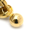 ノンブランド NON BRAND ダイヤ イエローゴールド K18YG ダイヤモンド ピアス Au750 18K 18金 ボールチャーム