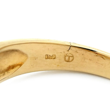 ノンブランド NON BRAND ルビー ダイヤ リング イエローゴールド K18YG ルビー ダイヤモンド リング 指輪 Au750 18K 18金 レッド 赤 8.5号