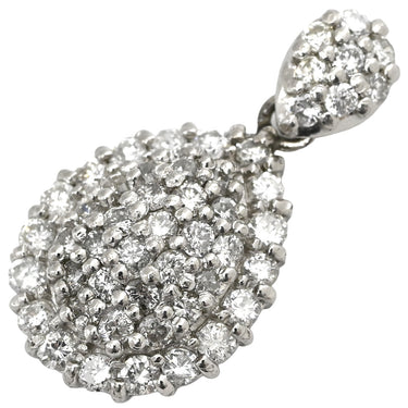 ノンブランド NON BRAND ペンダントトップ ダイヤ プラチナシルバー Pt850 ダイヤモンド ペンダントトップ ネックレストップ Pt850 パヴェダイヤ