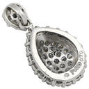 ノンブランド NON BRAND ペンダントトップ ダイヤ プラチナシルバー Pt850 ダイヤモンド ペンダントトップ ネックレストップ Pt850 パヴェダイヤ