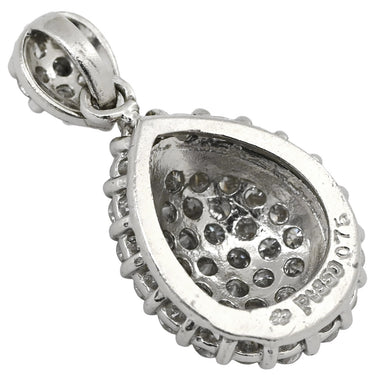 ノンブランド NON BRAND ペンダントトップ ダイヤ プラチナシルバー Pt850 ダイヤモンド ペンダントトップ ネックレストップ Pt850 パヴェダイヤ