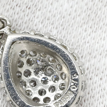 ノンブランド NON BRAND ペンダントトップ ダイヤ プラチナシルバー Pt850 ダイヤモンド ペンダントトップ ネックレストップ Pt850 パヴェダイヤ