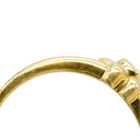 ノンブランド NON BRAND ダイヤ コンビリング イエローゴールドXプラチナシルバー K18YG Pt900 ダイヤモンド リング 指輪 1P 1粒ダイヤ 10号