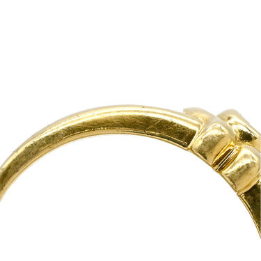 ノンブランド NON BRAND ダイヤ コンビリング イエローゴールドXプラチナシルバー K18YG Pt900 ダイヤモンド リング 指輪 1P 1粒ダイヤ 10号