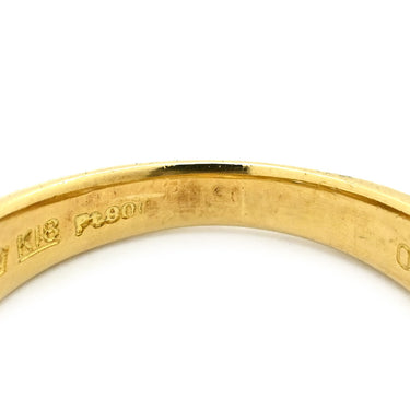 ノンブランド NON BRAND ダイヤ コンビリング イエローゴールドXプラチナシルバー K18YG Pt900 ダイヤモンド リング 指輪 1P 1粒ダイヤ 10号