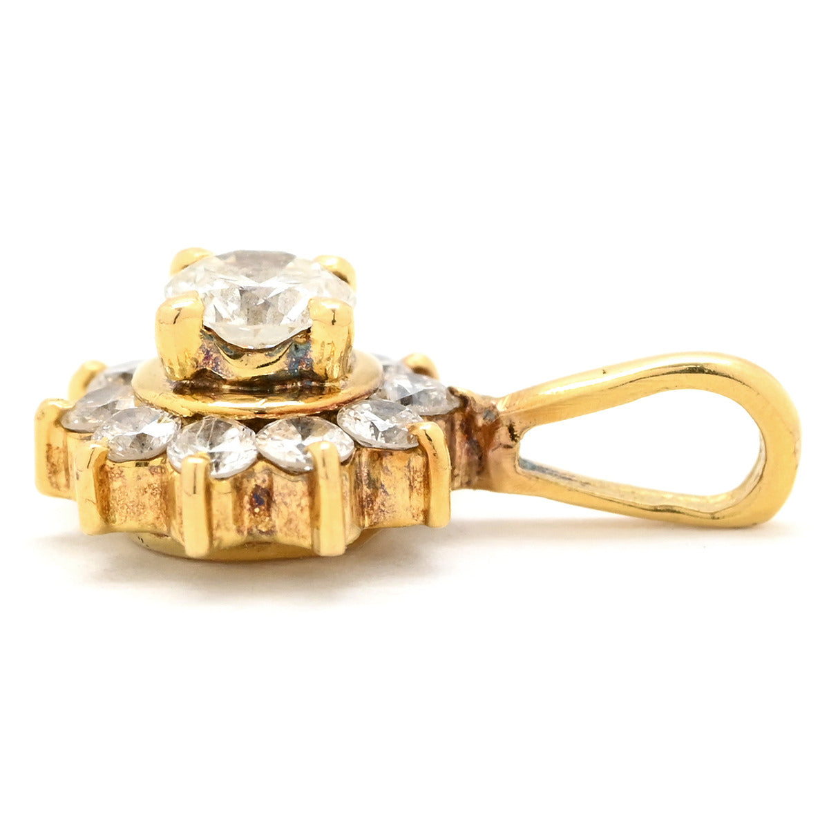 ノンブランド NON BRAND イエローゴールド K18YG ダイヤモンド