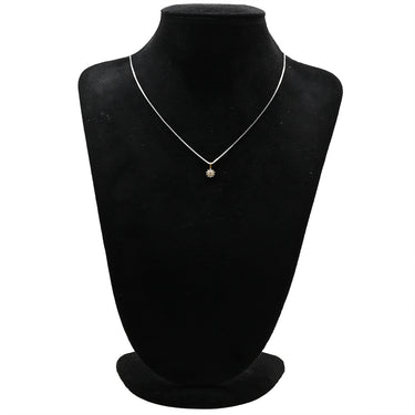 ノンブランド NON BRAND イエローゴールド K18YG ダイヤモンド ペンダントトップ Au750 18K 18金 ダイヤ ペンダントトップ フラワーモチーフ