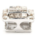 ノンブランド NON BRAND ホワイトゴールド K18WG ダイヤモンド ペンダントトップ Au750 18K 18金 ペンダントヘッド ミステリーセッティングダイヤ スクエア キューブ