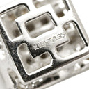 ノンブランド NON BRAND ホワイトゴールド K18WG ダイヤモンド ペンダントトップ Au750 18K 18金 ペンダントヘッド ミステリーセッティングダイヤ スクエア キューブ