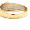 ノンブランド NON BRAND ダイヤリング イエローゴールド×プラチナシルバー K18YG Pt900 ダイヤモンド リング 指輪 Pt900 イエローゴールド プラチナ コンビ 1P 1粒ダイヤ 15号