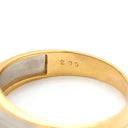 ノンブランド NON BRAND ダイヤリング イエローゴールド×プラチナシルバー K18YG Pt900 ダイヤモンド リング 指輪 Pt900 イエローゴールド プラチナ コンビ 1P 1粒ダイヤ 15号