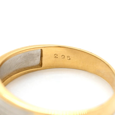 ノンブランド NON BRAND ダイヤリング イエローゴールド×プラチナシルバー K18YG Pt900 ダイヤモンド リング 指輪 Pt900 イエローゴールド プラチナ コンビ 1P 1粒ダイヤ 15号