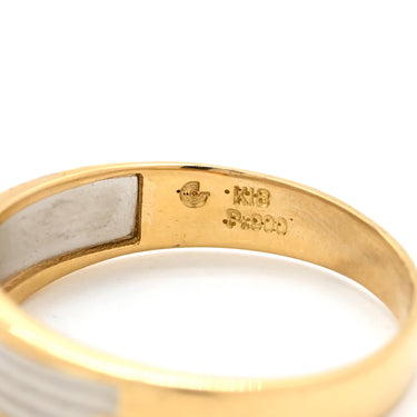 ノンブランド NON BRAND ダイヤリング イエローゴールド×プラチナシルバー K18YG Pt900 ダイヤモンド リング 指輪 Pt900 イエローゴールド プラチナ コンビ 1P 1粒ダイヤ 15号