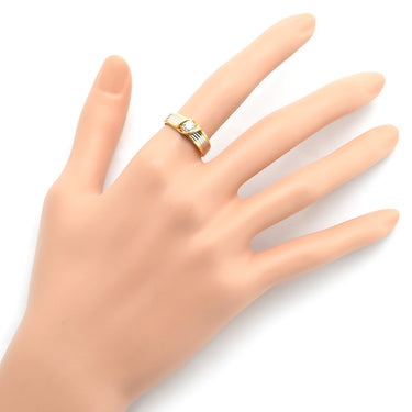 ノンブランド NON BRAND ダイヤリング イエローゴールド×プラチナシルバー K18YG Pt900 ダイヤモンド リング 指輪 Pt900 イエローゴールド プラチナ コンビ 1P 1粒ダイヤ 15号