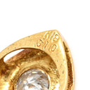 ノンブランド NON BRAND イエローゴールド K18YG ダイヤモンド ペンダントトップ ペンダントヘッド Au750 18K 18金 1P 1石 1粒 ダイヤ 雫型 しずく 涙型 ティアドロップ