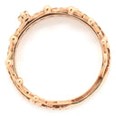 ノンブランド NON BRAND ダイヤリング ホワイトゴールド K10PG ダイヤモンド リング 指輪 1P 1粒 王冠 PG ゴールド 3号