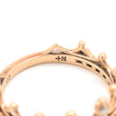 ノンブランド NON BRAND ダイヤリング ホワイトゴールド K10PG ダイヤモンド リング 指輪 1P 1粒 王冠 PG ゴールド 3号