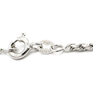 ノンブランド NON BRAND ステーションネックレス パールブラック K18WG パール ネックレス 黒 黒蝶パール 真珠 750 ホワイトゴールド ブラック パール