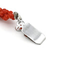 ノンブランド NON BRAND 珊瑚 サンゴ レッド シルバー 珊瑚 ネックレス ビーズネックレス