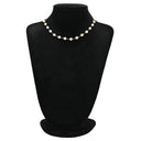 ノンブランド NON BRAND パール ネックレス イエローゴールド K18YG パール ネックレス Au750 18K 18金 あこやパール ステーション