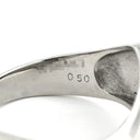 ノンブランド NON BRAND ダイヤリング プラチナシルバー Pt900 ダイヤモンド リング 指輪 パヴェ 17号