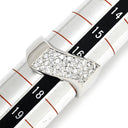 ノンブランド NON BRAND ダイヤリング プラチナシルバー Pt900 ダイヤモンド リング 指輪 パヴェ 17号