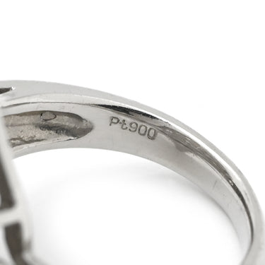 ノンブランド NON BRAND ダイヤ リング プラチナシルバー Pt900 ダイヤモンド リング 指輪 デザインリング 12号