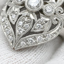 ノンブランド NON BRAND ダイヤ リング プラチナシルバー Pt900 ダイヤモンド リング 指輪 デザインリング 12号