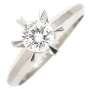 ノンブランド NON BRAND ダイヤ 立爪リング プラチナシルバー Pt900 ダイヤモンド リング 指輪 1石 1粒 11.5号