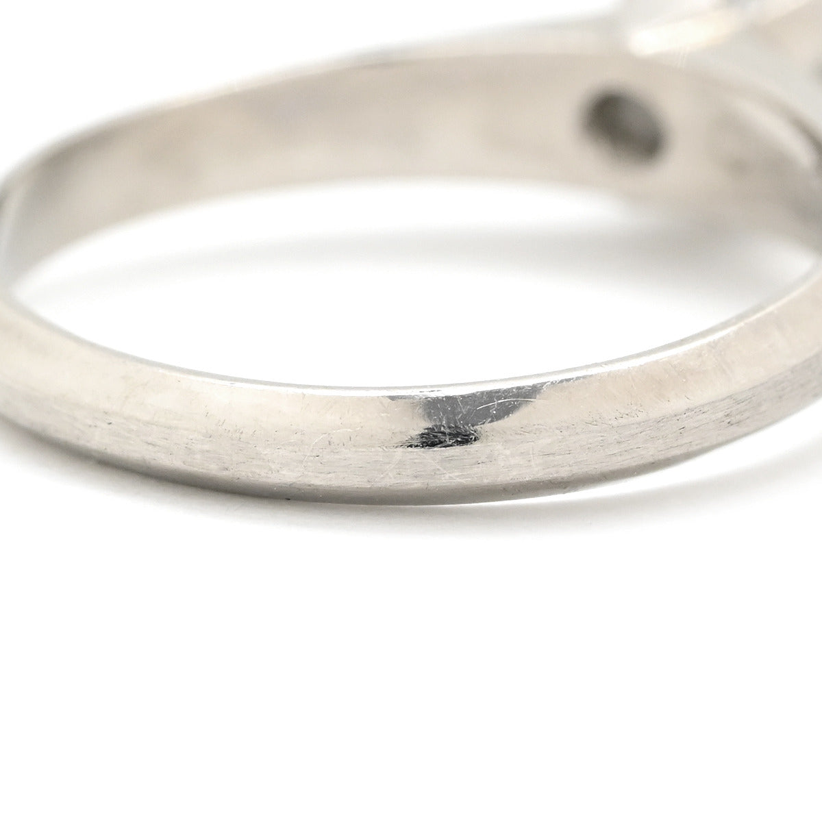 ノンブランド NON BRAND ダイヤ 立爪リング プラチナシルバー