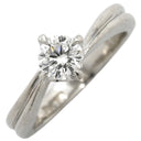 ノンブランド NON BRAND ダイヤ 立爪リング プラチナシルバー Pt850 ダイヤモンド リング 指輪 1石 1粒 5号