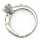 ノンブランド NON BRAND ダイヤ 立爪リング プラチナシルバー Pt850 ダイヤモンド リング 指輪 1石 1粒 5号