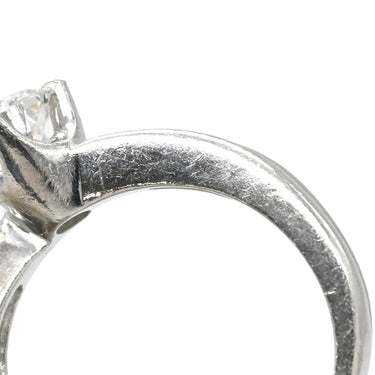 ノンブランド NON BRAND ダイヤ 立爪リング プラチナシルバー Pt850 ダイヤモンド リング 指輪 1石 1粒 5号