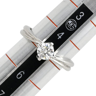 ノンブランド NON BRAND ダイヤ 立爪リング プラチナシルバー Pt850 ダイヤモンド リング 指輪 1石 1粒 5号