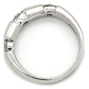 ノンブランド NON BRAND ダイヤ リング プラチナシルバー Pt900 ダイヤモンド リング 指輪 プラチナム ダイヤモンド 3粒 6号