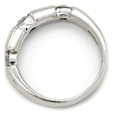 ノンブランド NON BRAND ダイヤ リング プラチナシルバー Pt900 ダイヤモンド リング 指輪 プラチナム ダイヤモンド 3粒 6号