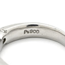 ノンブランド NON BRAND ダイヤ リング プラチナシルバー Pt900 ダイヤモンド リング 指輪 プラチナム ダイヤモンド 3粒 6号