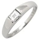 ノンブランド NON BRAND ダイヤリング プラチナシルバー Pt900 ダイヤモンド リング 指輪 1P 1石 1粒 10.5号