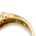 ノンブランド NON BRAND ルビー ダイヤリング イエローゴールド K18YG ルビー ダイヤモンド リング 指輪 レッド 赤 12号