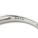 ノンブランド NON BRAND ブラックダイヤリング ホワイトゴールド K18WG ブラックダイヤモンド ダイヤモンド リング 指輪 黒 18K 750 9号