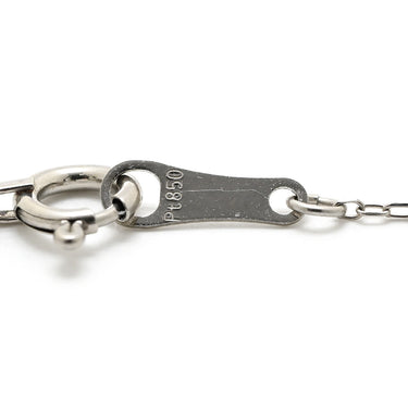 ノンブランド NON BRAND プラチナシルバー Pt900 Pt850 ダイヤモンド ネックレス Pt900×Pt850 コンビ クロス ダイヤ ペンダント プラチナム パヴェダイヤ