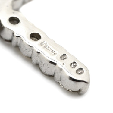 ノンブランド NON BRAND プラチナシルバー Pt900 Pt850 ダイヤモンド ネックレス Pt900×Pt850 コンビ クロス ダイヤ ペンダント プラチナム パヴェダイヤ