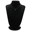 ノンブランド NON BRAND プラチナシルバー Pt900 Pt850 ダイヤモンド ネックレス Pt900×Pt850 コンビ クロス ダイヤ ペンダント プラチナム パヴェダイヤ